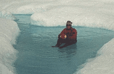 Chris Malzone in Antarctica