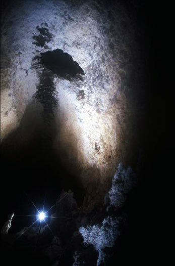 Trepidation Dome in Lechuguilla Cave