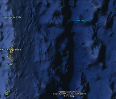 ocean trench bathymetry